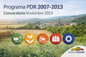 Programa PDR 2007-2013. Convocatoria 2013