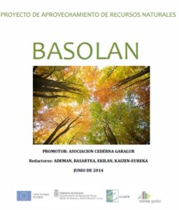 Proyecto «BASOLAN: Aprovechamiento de recursos naturales». Informe final