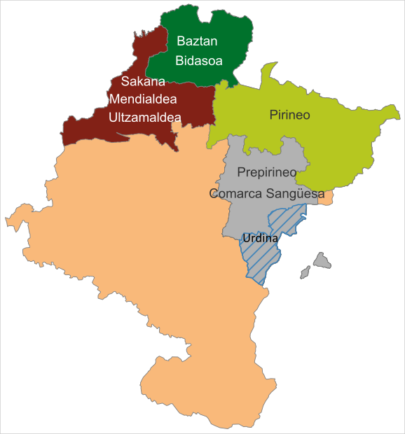 mapa ugets