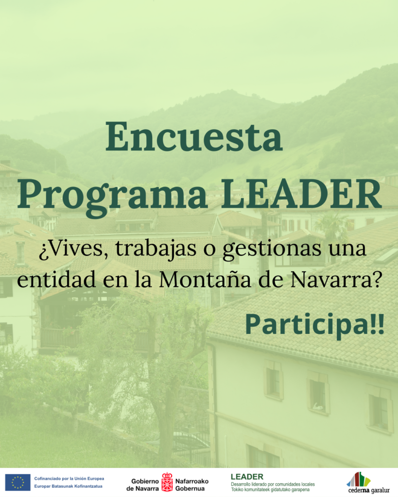 Encuesta sobre las ayudas europeas «LEADER» para el desarrollo rural