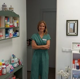 Cristina Mata. Farmacia Isaba
